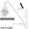 Juegoal 2 Pack Heavy Duty Deck Hook, 25 Inch to