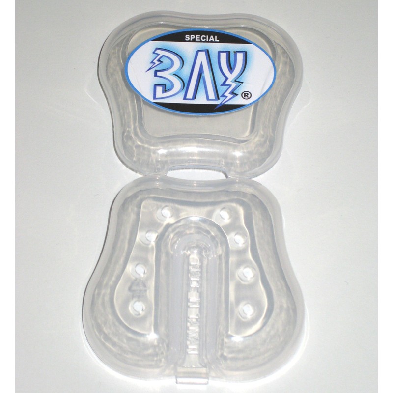 PRO LINE Bay® CE Boxing Mouth Guard – White with