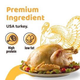 iPaw Turkey Dog Treats, All Natural Human Grade Dog Treat, Suitable for Training chew, Ingredient Sourced from USA, Hypoallergenic, Rawhide Alternative, Thin Stick (Original)