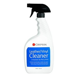 Crypton Leather & Vinyl Cleaner - Gently cleanses leather or vinyl surfaces to break up difficult stains including dirt, grease and food stains. (32 fl. oz.)