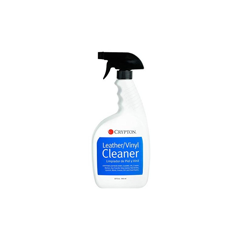 Crypton Leather & Vinyl Cleaner - Gently cleanses leather or