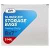 1000 Count - Slider Zip Quart Food Storage Bags, 8"