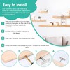 Coptiner 4Pcs Floating Shelf Bracket Heavy Duty Hidden Shelf Brackets