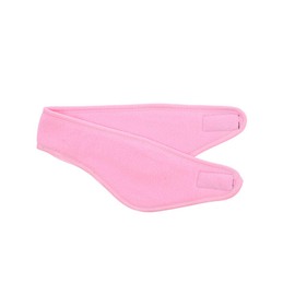 Fleece Ear Muff Head Wrap with Closure Winter Earmuff - Lots of Colors, Light Pink, 1 Count (Pack of 1)