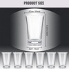 TREEHAC 100 Pcs 1.5 oz Clear Acrylic Shot Glasses with