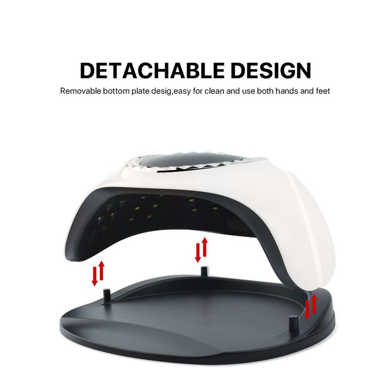 UV LED Nail Lamp 4 Timers Fast Curing Smart Sensor