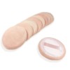 Paquete de 10 almohadillas cosméticas de algodón con cinta para