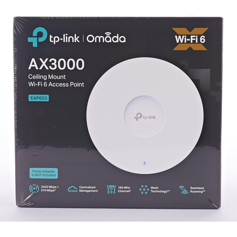 TP-Link EAP653 True WiFi 6 Access Point, AX3000 Dual Band