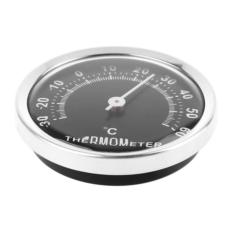 Strong and Durable Mini Car Thermometer 58mm Mechanical Analog Temperature