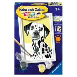 Ravensburger - Painting by Numbers 23755 - Cute Dog - Children from 7 Years