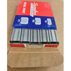 Swingline #13- 3/8" Chisel Point HEAVY-DUTY STAPLES- 1,000pc PACK - NOS - USA