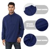 SEGANUP Men's Lightweight Quarter Zip Pullover for Golf, Hiking, and