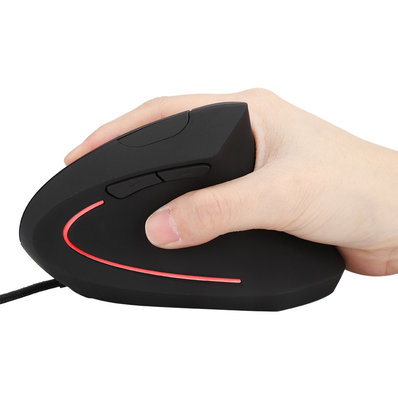 6D Ergonomic 800‑1200‑2000‑3200 DPI Adjustable Optical Vertical Gaming Mouse with