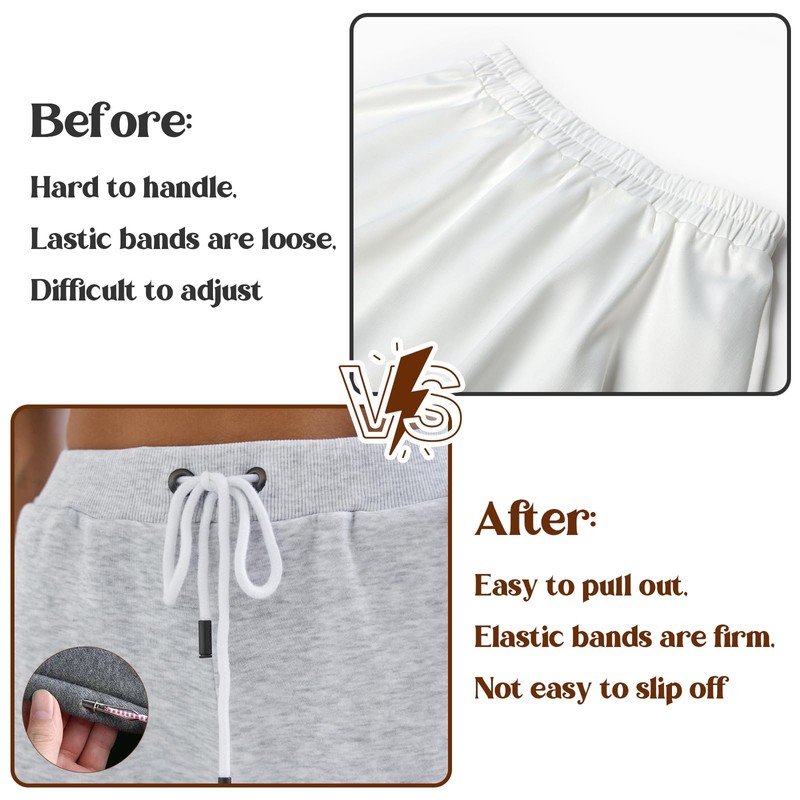 6 PCS Elastic Threader, Drawstring Threader Insertion Tool
