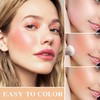 2 Colors Blush Stick,Multi-Use Cream Blush,Waterproofing Highly Pigmented Makeup Stick,Moisturizing