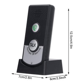 Intelligent Wireless Voice Doorbell Two-Way Voice Intercom System for Home and Office Waterproof Intercomunicador
