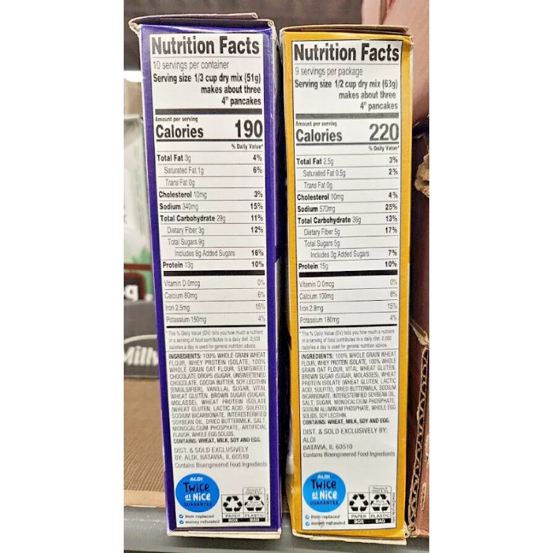 Millville Protein Pancake & Waffle Buttermilk & Chocolate Chip (2