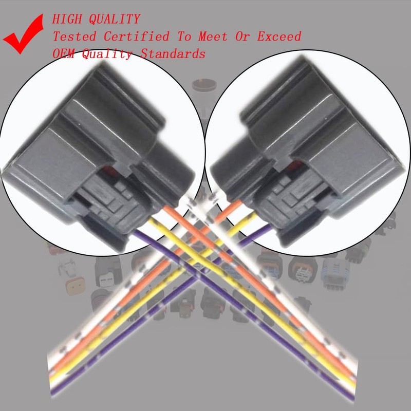 4PIN MAP Air Intake Pressure Sensor Connector Harness Plug Replacement