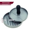 NATUMO Burger press set consisting of hamburger press and burger