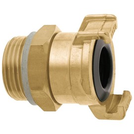 Geka 20110ASB Threaded Part 2000" with Male Thread G 1/2" Rotatable, Gold, 18 x 8 x 13 cm