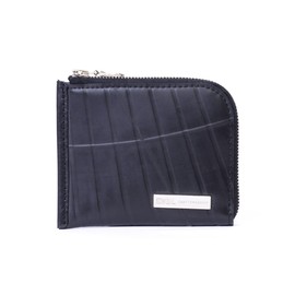 SEAL PS-163 L-Shaped Zipper Wallet, Men's, Compact, Mini Wallet, Coin Purse, Waterproof, Made in Japan, black