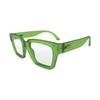 LONDON MOLE® Phoenix reading glasses | Cool oversized square/rectangular/trapezoidal shaped