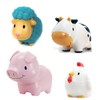 Munchkin Water Pixel Farm Animals – Pack of 4, Multi-Colour multicoloured