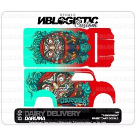 Hot Wheels DAIRY DELIVERY Custom Universal WaterSlide Decal for hot wheels 1/64 Scale 09