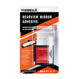 Visbella Rearview Mirror Adhesive Repair Kit Rear View Mirror Glue for Windshield Excellent Bonding for Glass & Metal