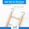 2pcs Bird Wooden Ladder Bird Ladders Wooden Ladder for Bird