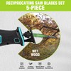 WORKPRO 5-Piece Reciprocating Saw Blades Set | Sabre Saw Blades