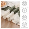 duduta Sage Green Boho Macrame Table Runner 12 x 72