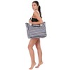Beach Bag Large XXL Family with Magnetic Buckle, Shopper Shoulder