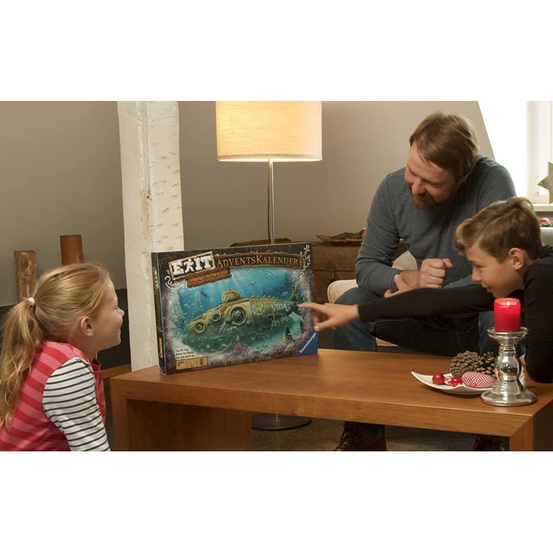 Ravensburger 20010 ESCAPE: Submarine Advent Calendar for Kids