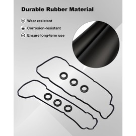 Engine Valve Cover Gasket Set Fit for Toyota Camry Sienna Solara Avalon 2959cc V6 Some Models, Replace VS50471R 0361521 15-43043-01 11214-20010
