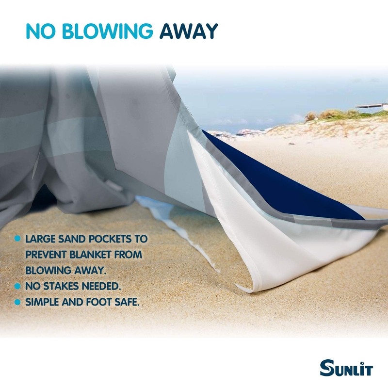 Sunlit Design Beach Blanket Sand Mat