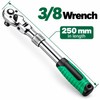 Drive Ratchet Wrench for Garage Repairs - 72-Tooth Flex Head