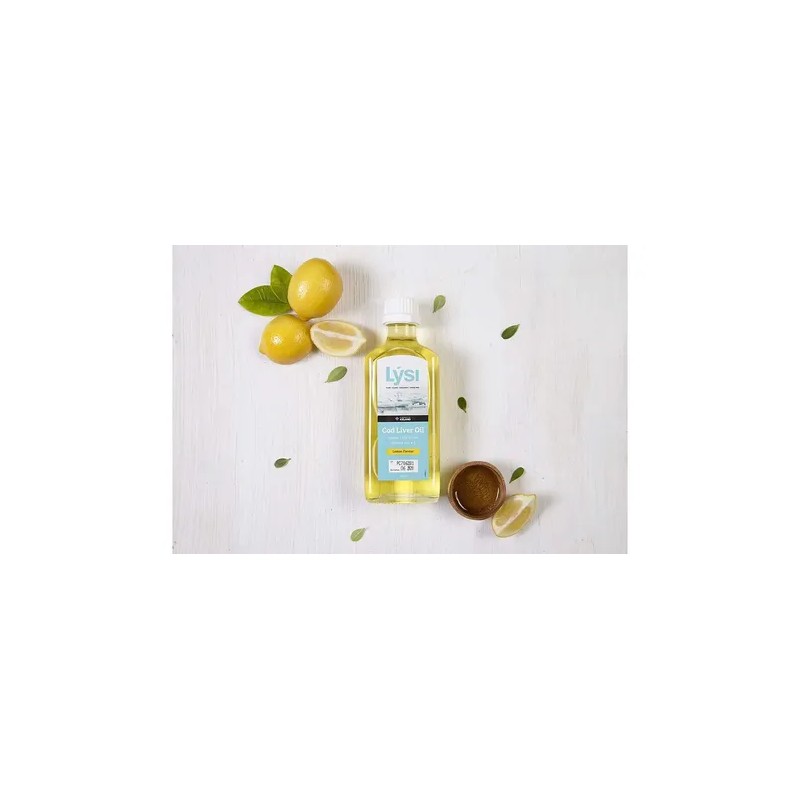 Aceite De Hígado De Bacalao Lysi Omega 3 Limón Menta
