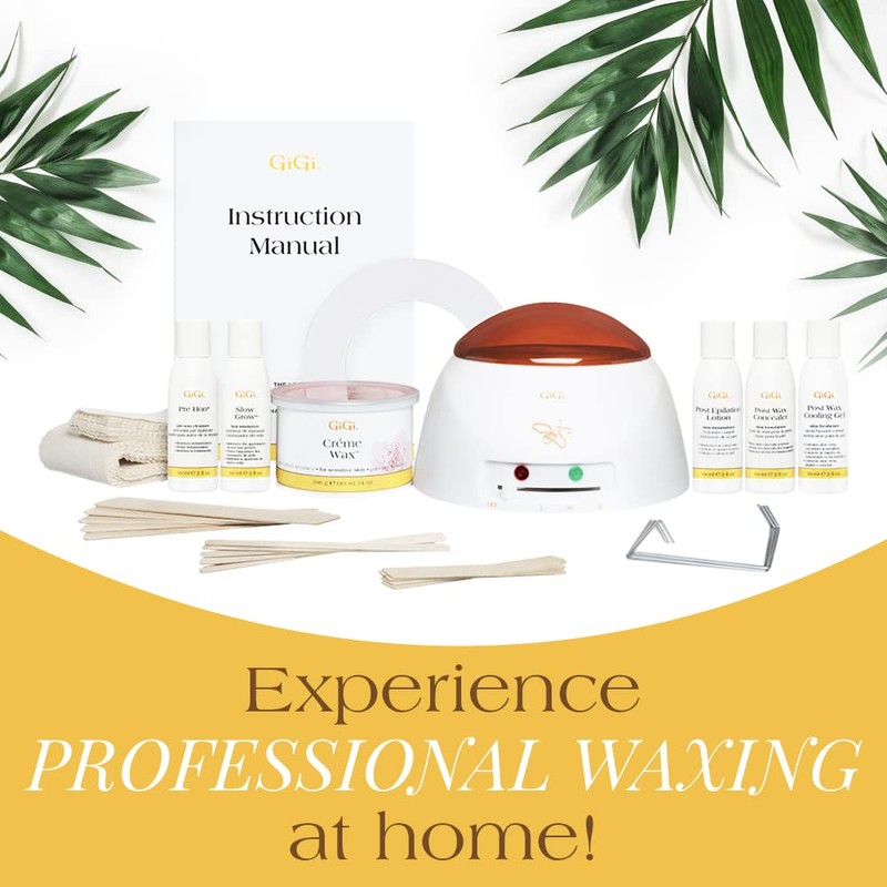 GiGi Mini Pro Waxing Kit for Women, Hair Removal Wax
