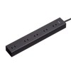Sanwa Supply TAP-2210-2BK Power Strip, 10 Socks, 2P (6.6 ft
