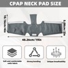 Silk CPAP Neck Pad for CPAP Headgear, Gray CPAP Strap