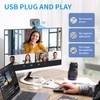 NOVAKA Cámara Web 4K, Micrófono Integrado con Cancelación de Ruido,