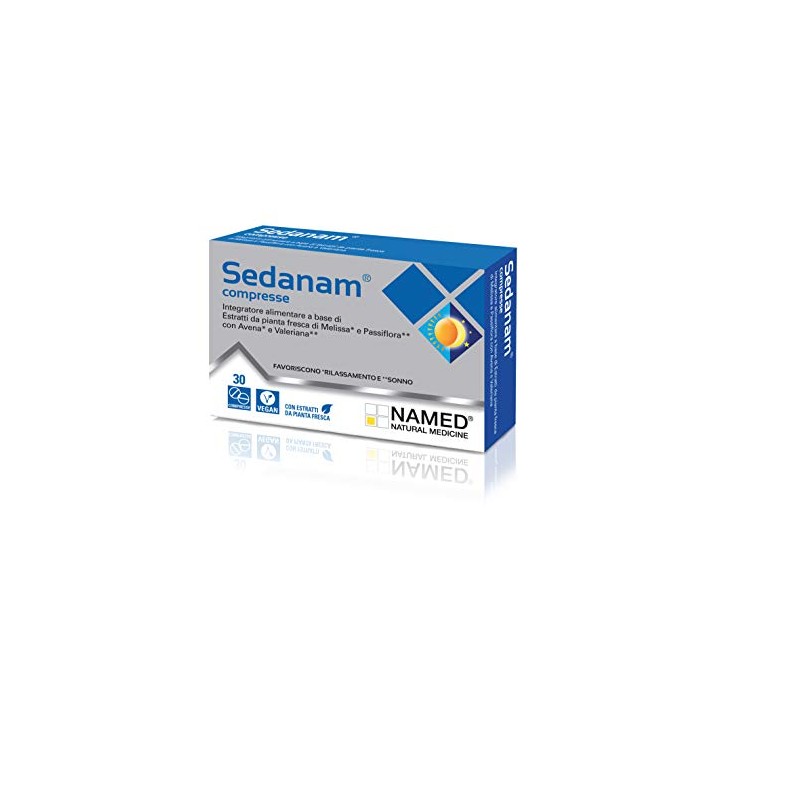 Named, Sedanam Integratore Alimentare, Aiuto per il sonno, 30 Compresse