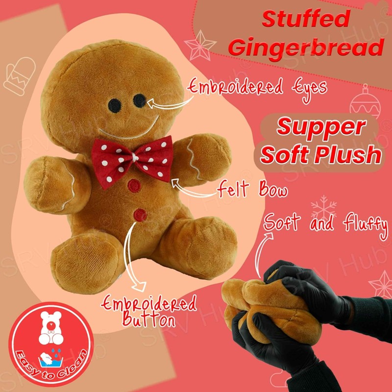 SRV Hub Brown Large Gingerbread Man