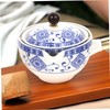 Alipis Portable Tea Sets Rotating Ceramic Teapot Tea Pot Cup