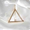 Yheakne Boho Hair Clip Gold Triangle Hair Clip Metal Geometry