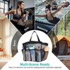 Mesh Shower Caddy Portable for College Dorm Room Essentials, 8-Pocket