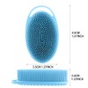 Silicone Body Scrubber Loofah Exfoliating Body Scrubber Bath Brush,Set of