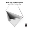 Umbra 470752-670 Trigg Hanging Vase and Geometric Wall Decor Container,