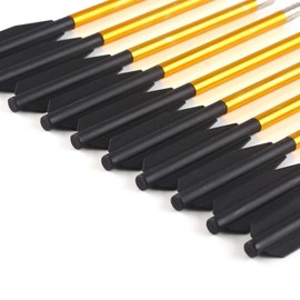 SAS 6.5" Aluminum Pistol Crossbow Bolts Arrows for 50lbs 80lbs Dozen - 12/Pack (12/Pack)